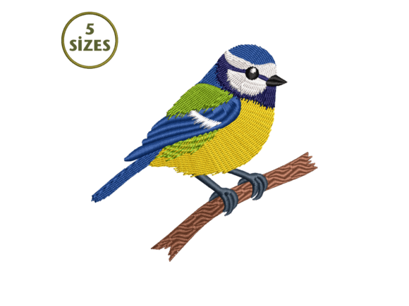 Blue Yellow Bird Embroidery Design Review