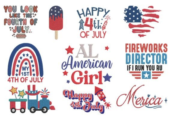 Cute 4th of July Embroidery Design Bundle Review