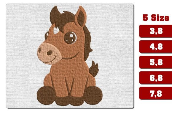 Cute Baby Horse Pony Embroidery Review