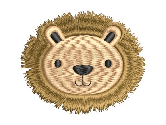 Cute Lion Face Embroidery Review