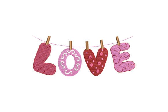 Cute Love Letters Embroidery Review