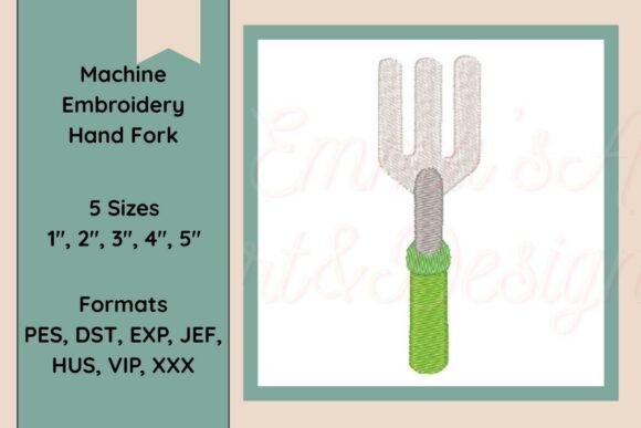 Hand Fork Machine Embroidery Design Review