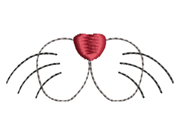 Heart Cat Whiskers Embroidery Review