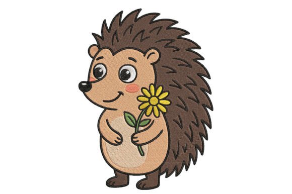 Hedgehog with Flower Embroidery Review