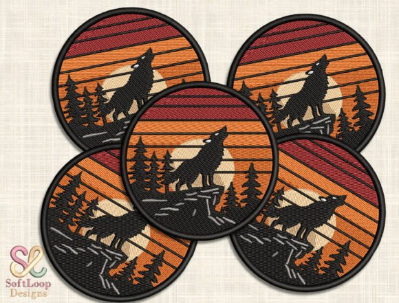 Howling Wolf Sunset Embroidery Design Review
