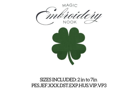 Lucky Girl Four Leaf Clover Embroidery Review