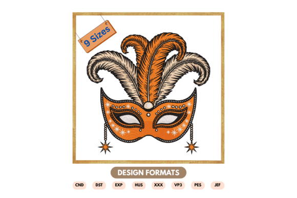 Masquerade Mask Embroidery Design Review