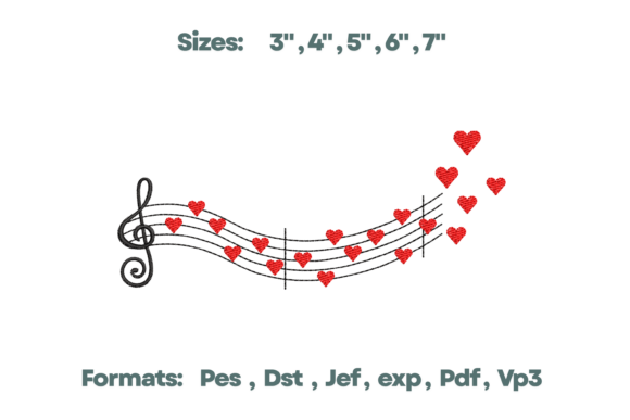 Musical Heart Staff Embroidery Art Review
