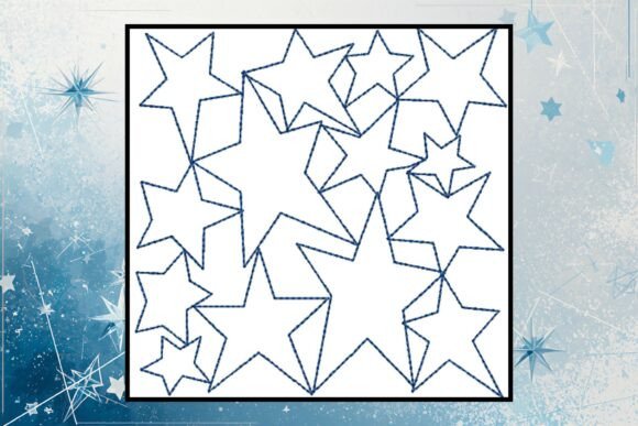 Stars Background Machine Embroidery Review